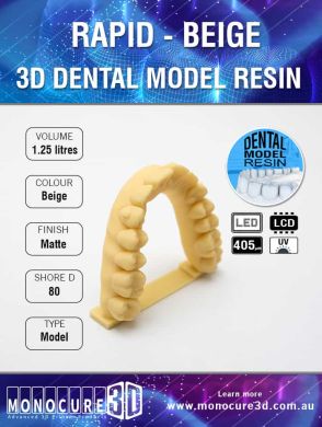 Monocure 3D - Rapid Dental Resin - 1,25 l - Beige